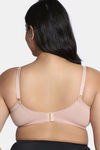 Zivame True Curv Beautilful Basics Double Layered Non Wired Full Coverage Super Support Bra - Maple Sugar — thumbnail 2